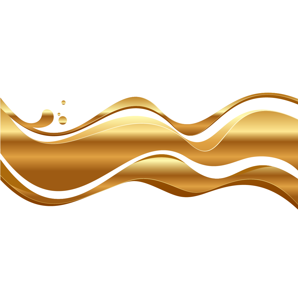 Golden Wave Png Hd Free Download