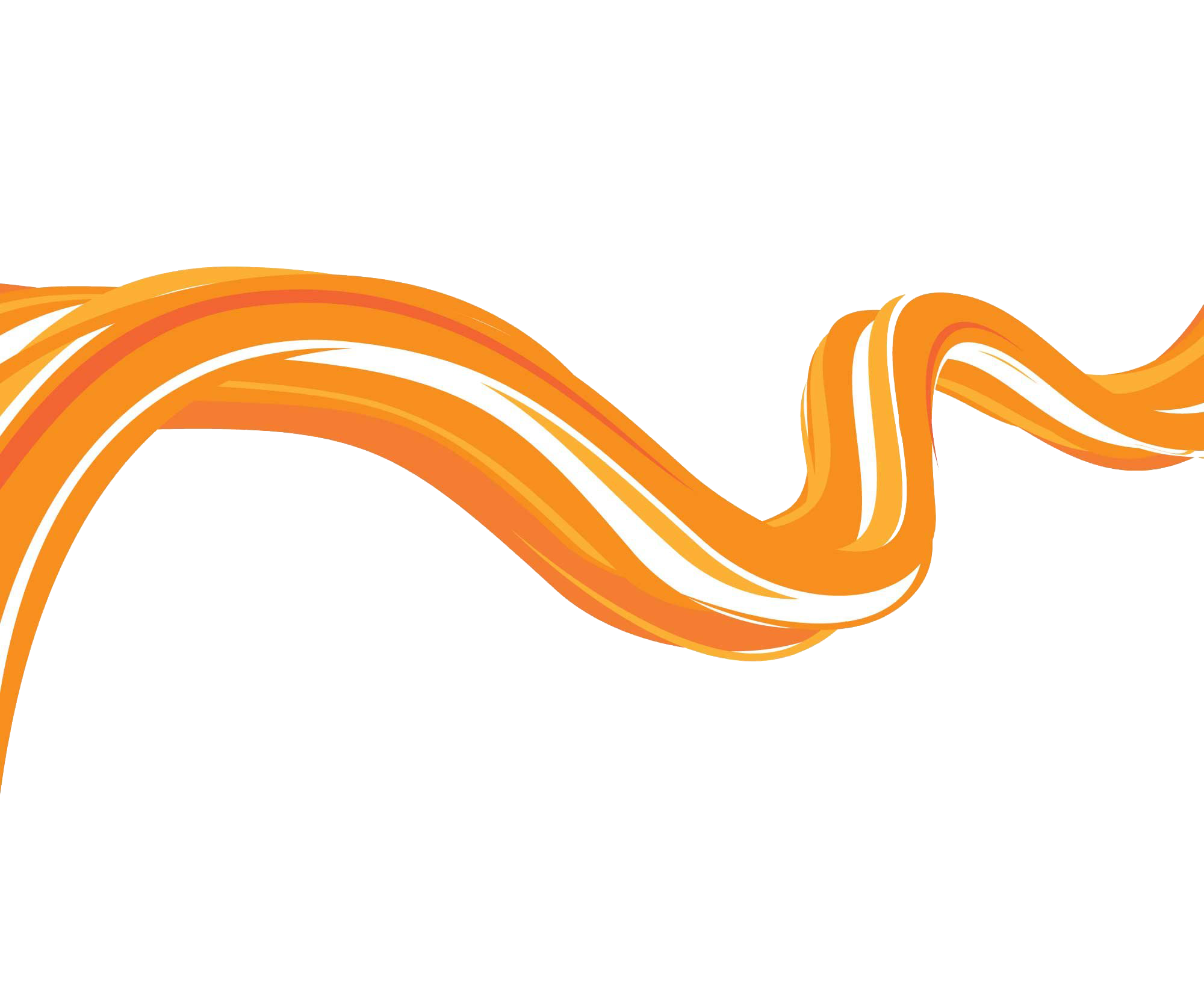 Orange Vector Wave Png Hd Free Download