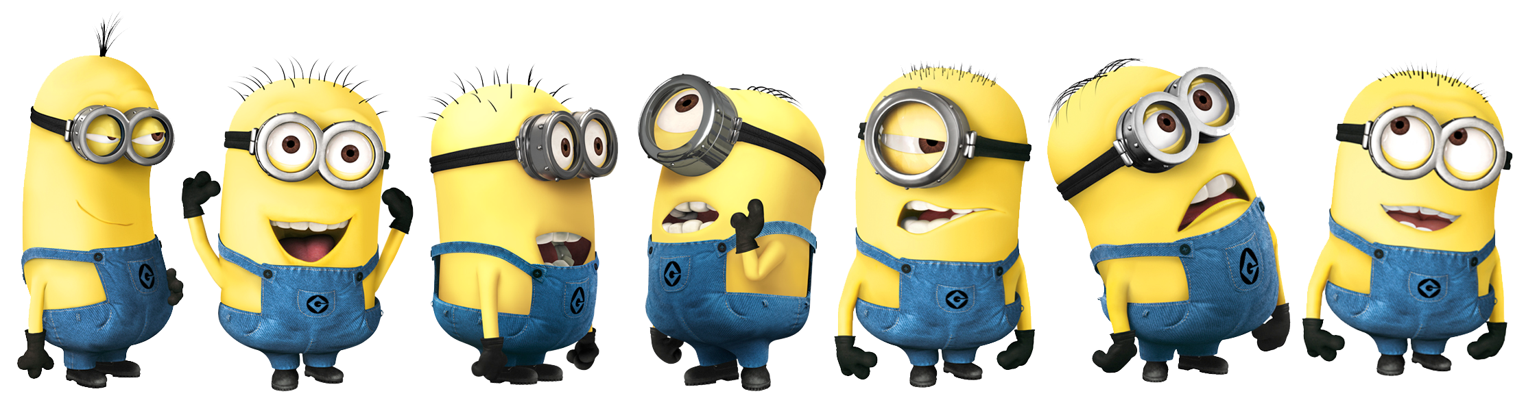 Group Minions Transparent Png HD Free Download