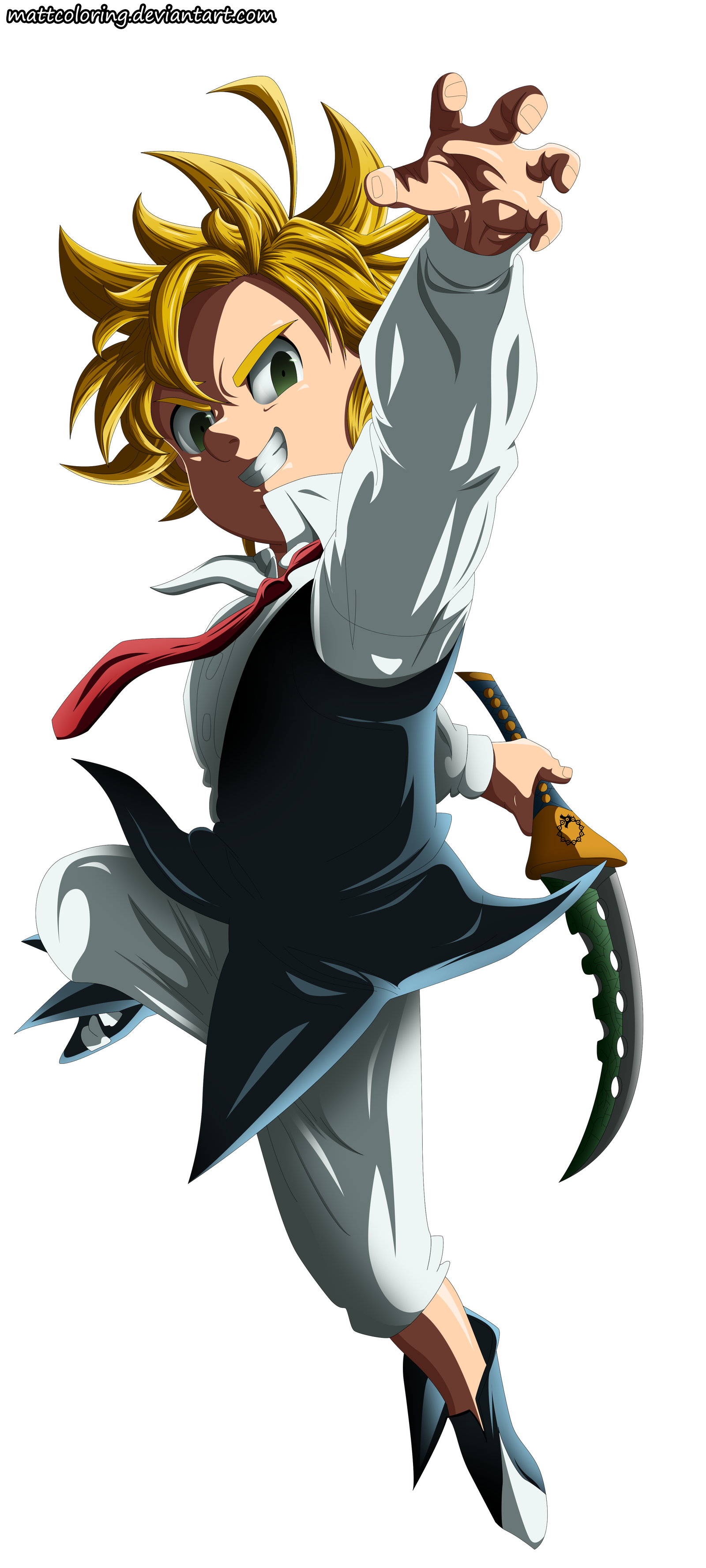 Deadly The Seven Meliodas Sins Png HD Free Download