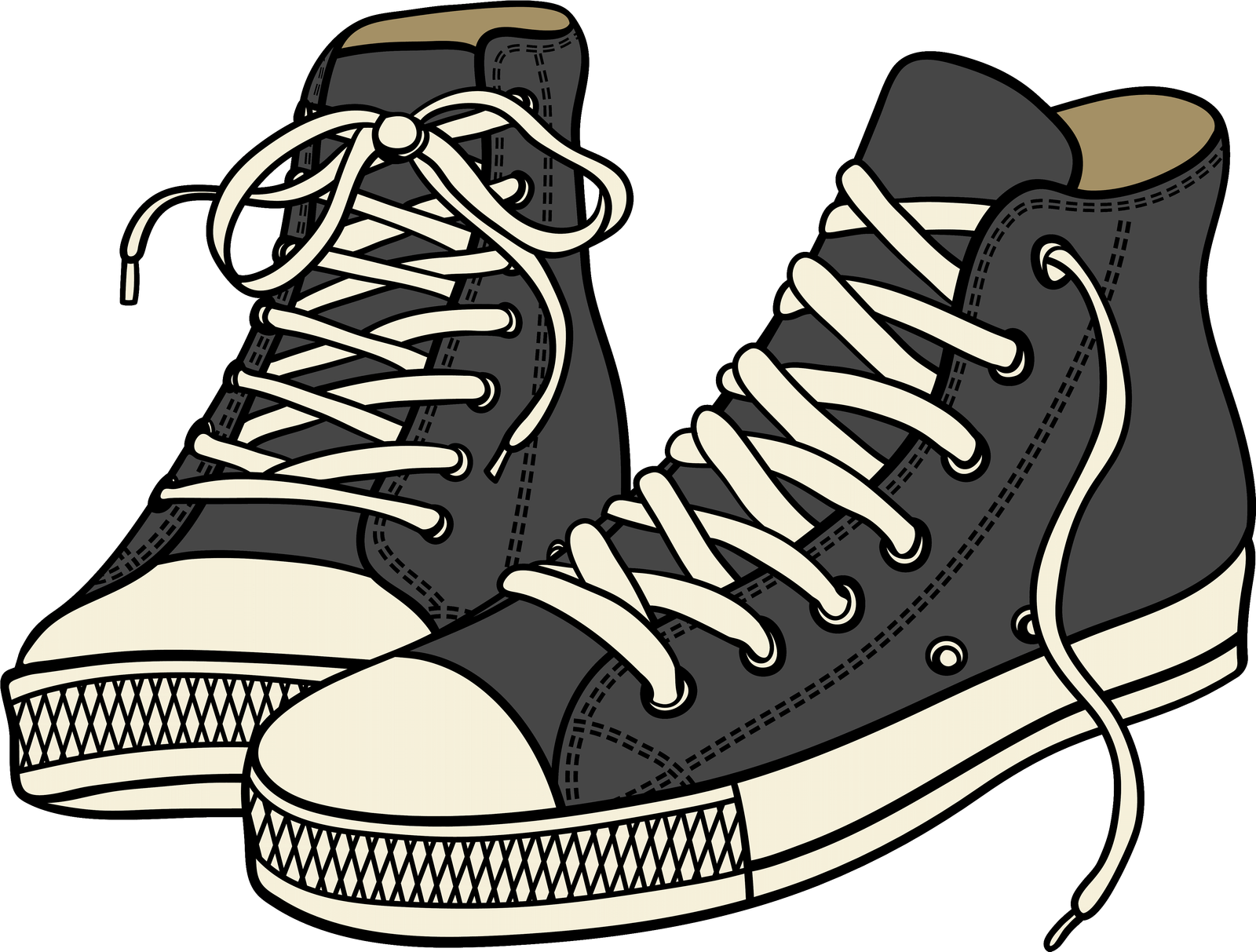 Converse Black Shoes Png HD Free Download