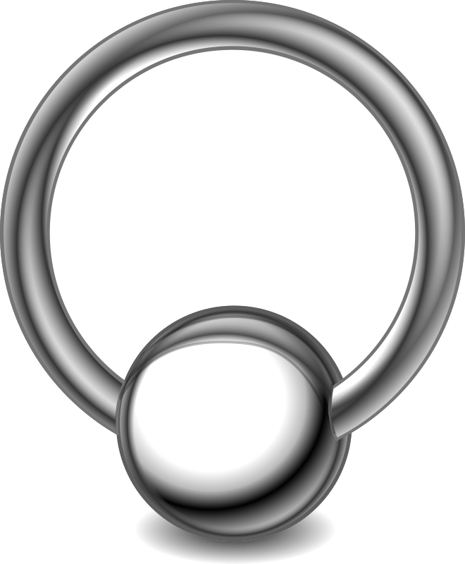 Ring Pic Septum Piercing Clipart Png HD Free Download