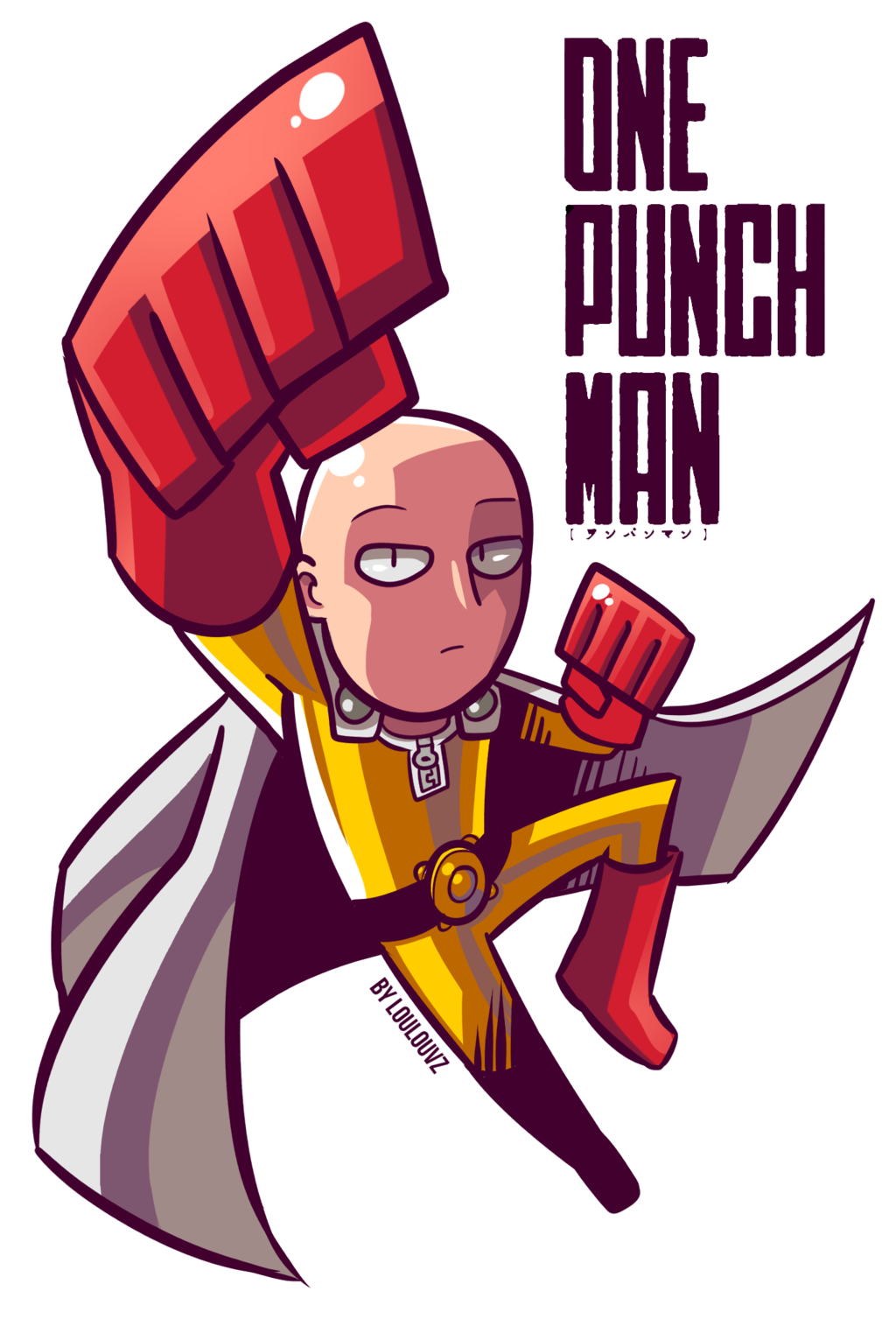 Saitama Man Punch One Png HD Free Download