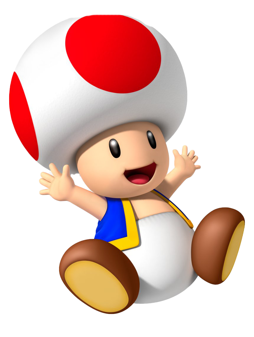 Toad Mario Super Bros Png HD Free Download