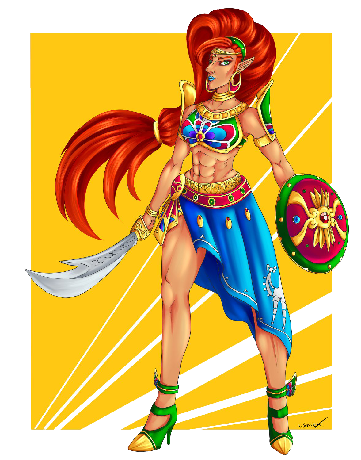 Zelda Urbosa Clipart Png HD Free Download