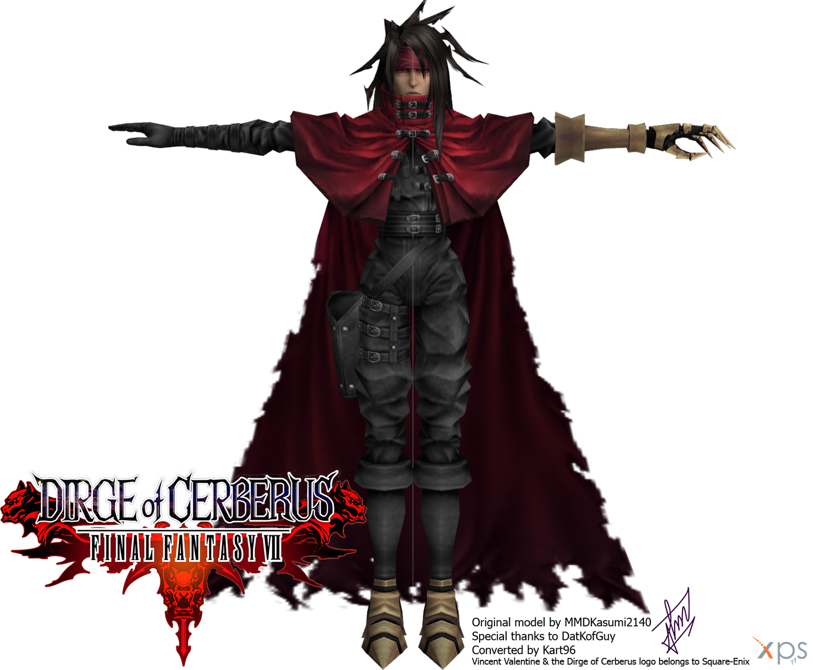 Vincent Valentine Png HD Free Download