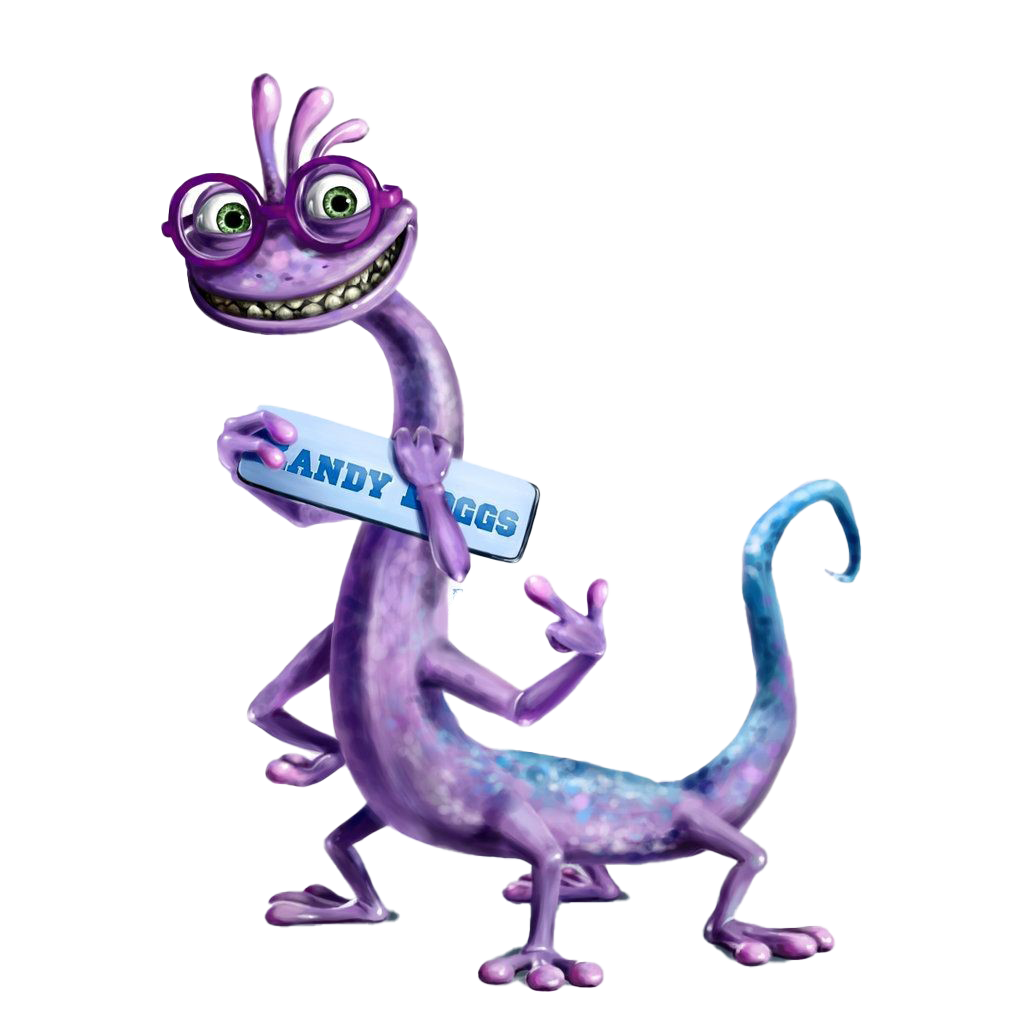 Purple Lizard Inc With Monsters Glasses Png HD Free Download