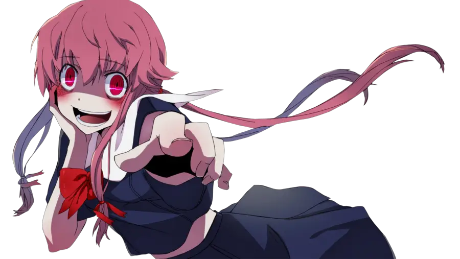 Gasai Anime Female Yuno Clipart Png HD Free Download