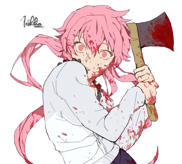 Gasai Pic Anime Female Yuno Png HD Free Download