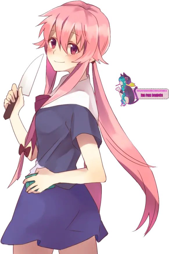 Gasai Anime Female Yuno Png HD Free Download