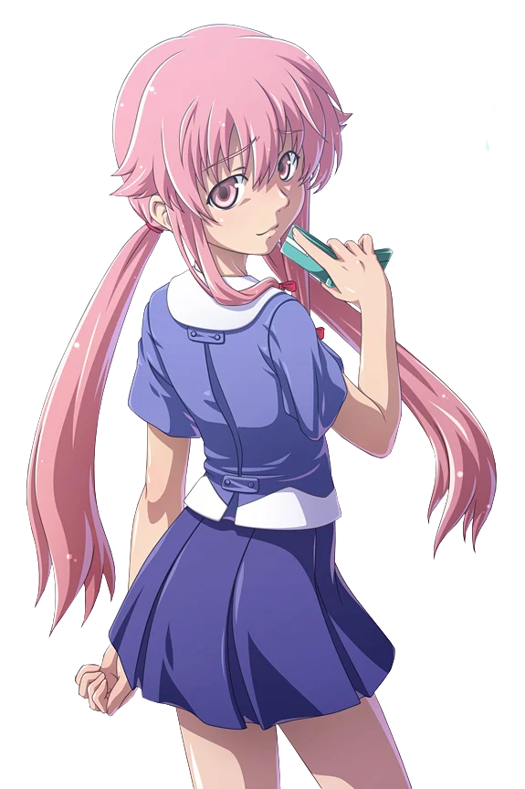 Gasai Anime Female Yuno Png HD Free Download