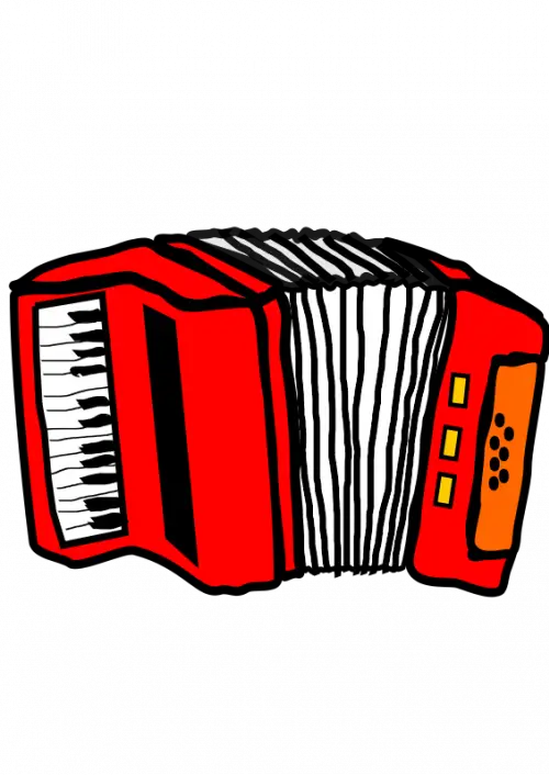 Photos Vector Red Accordion Png HD Free Download