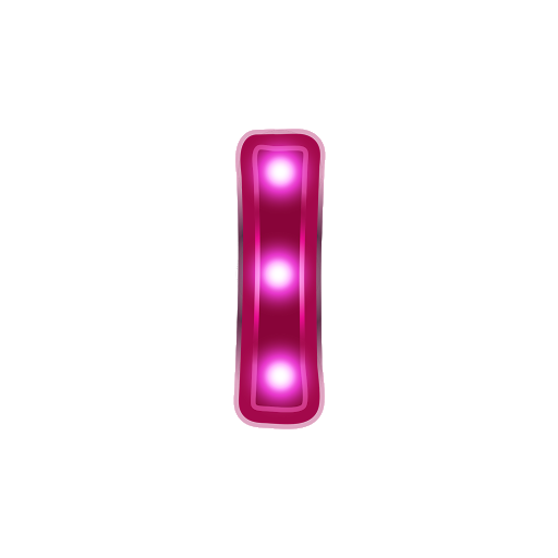 Pink Alphabet Neon Png HD Free Download