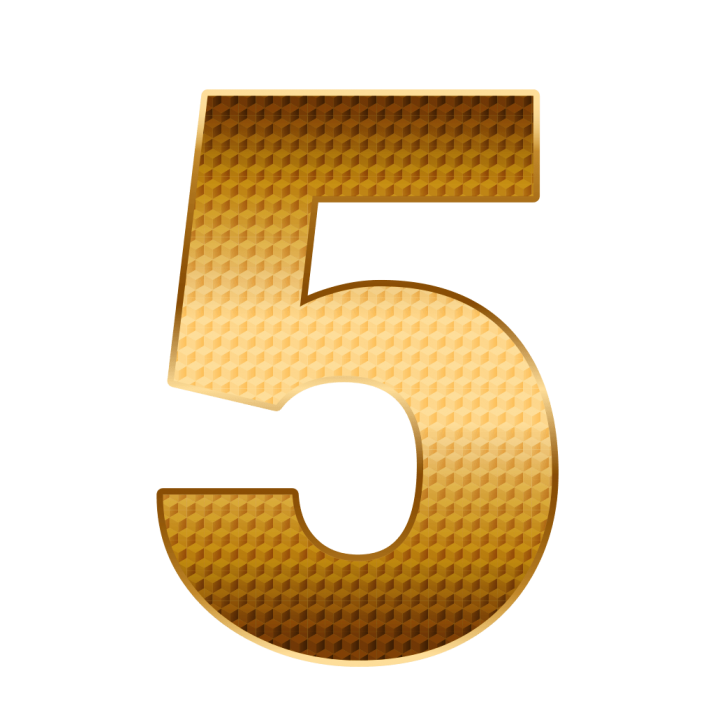 5 Number Png Hd Free Download