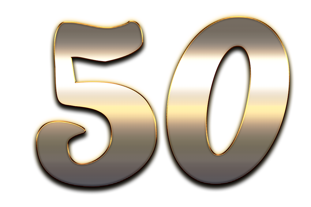 50 Number Png Hd Free Download