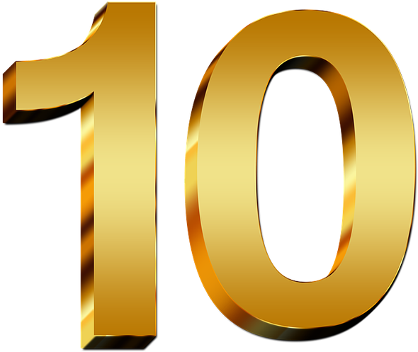 10 Number File Png Hd Free Download