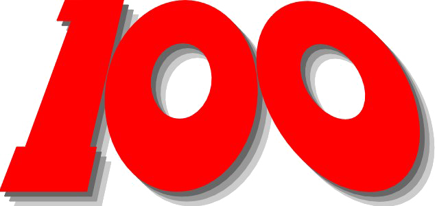 100 Number Png Hd Free Download