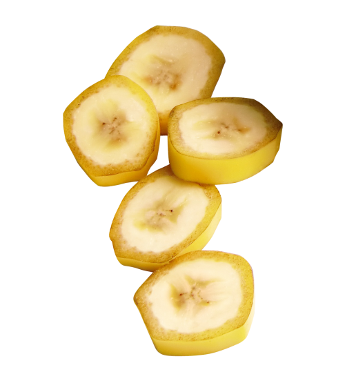 Fresh Slice Banana Transparent Png HD Free Download