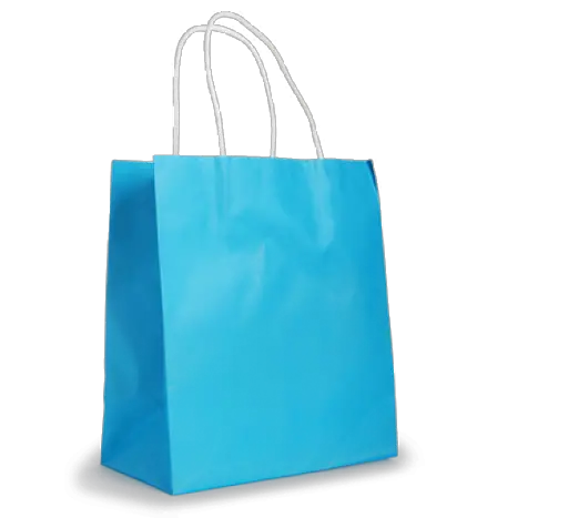 Blue Bag Shopping Png HD Free Download