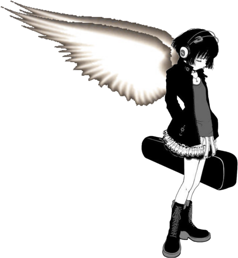 Girl Anime Angel Png HD Free Download