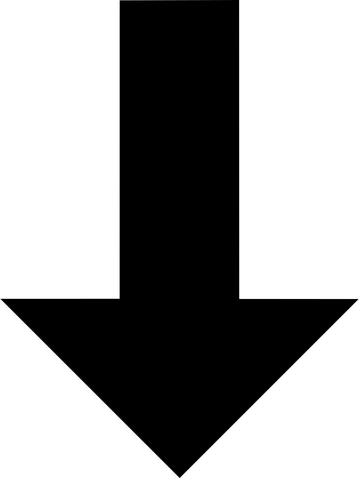 Down Vector Arrow Png HD Free Download