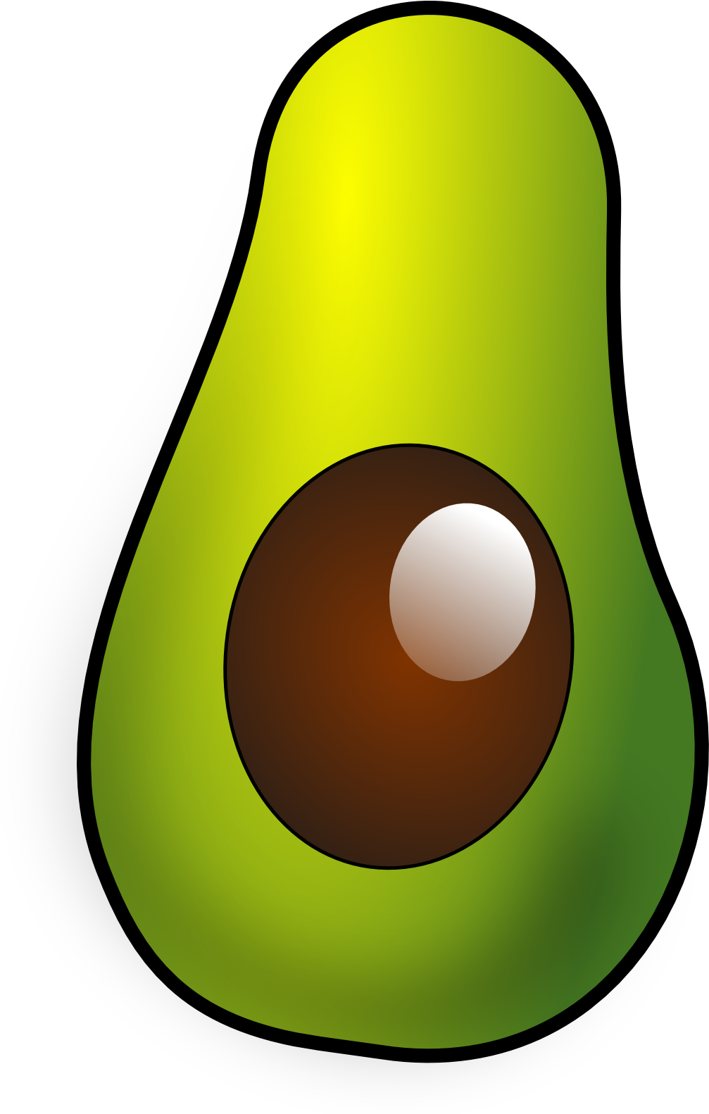 Vector Avocado Png HD Free Download