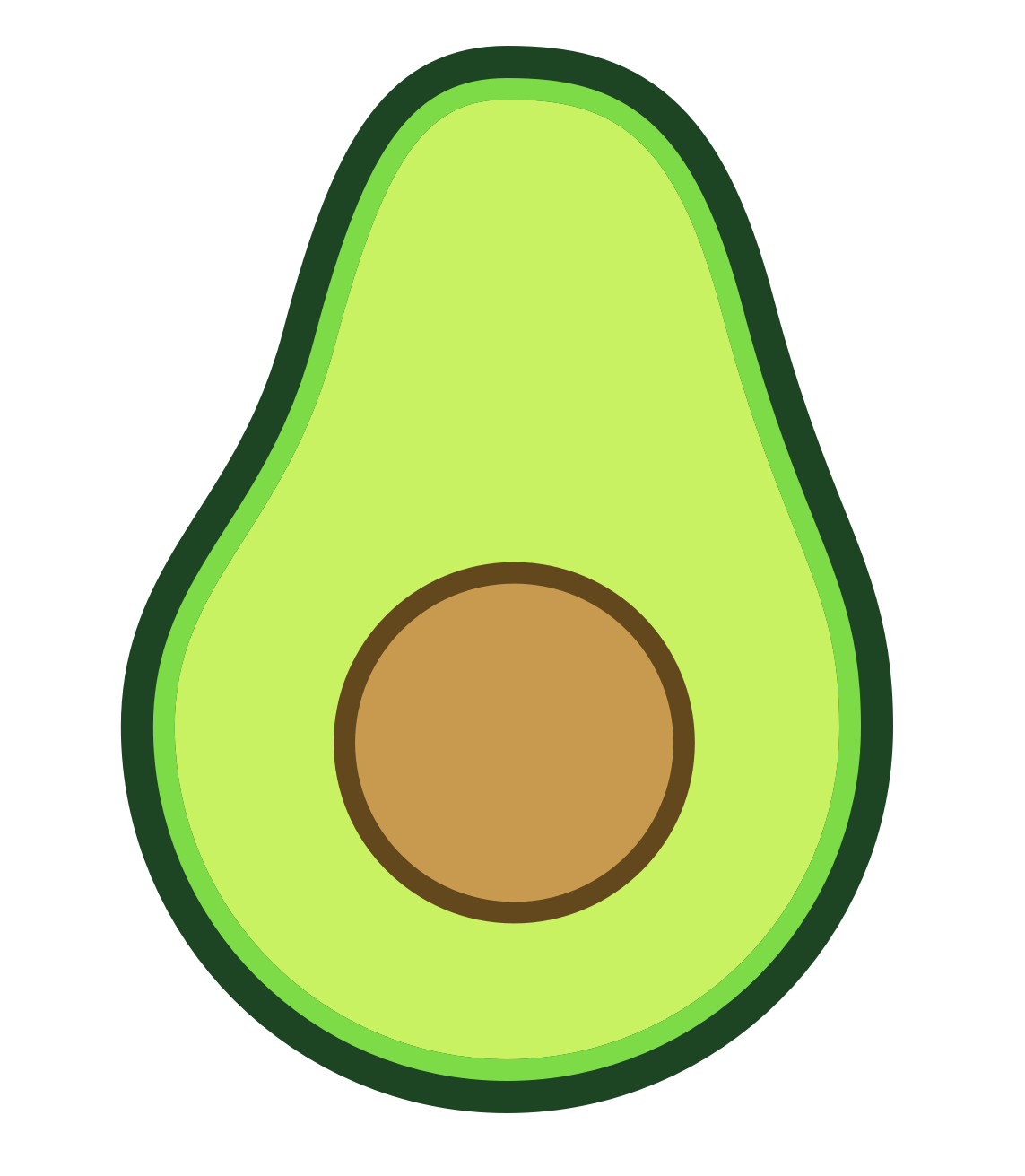 Vector Avocado Transparent Png HD Free Download