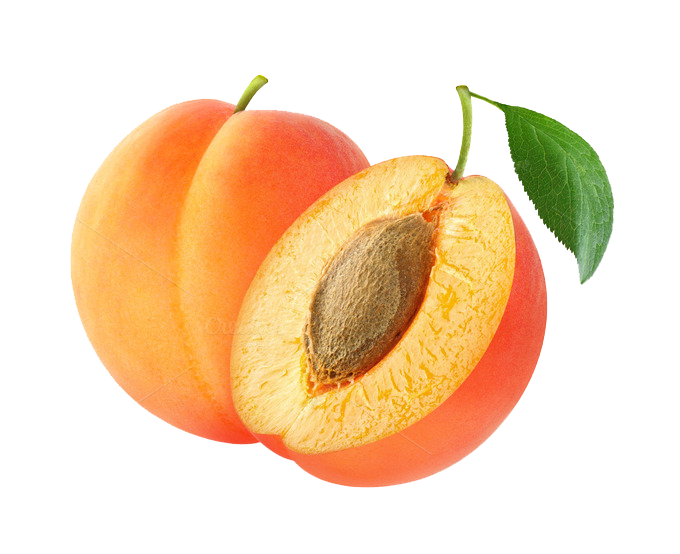 Apricot Fruit Slice Png HD Free Download