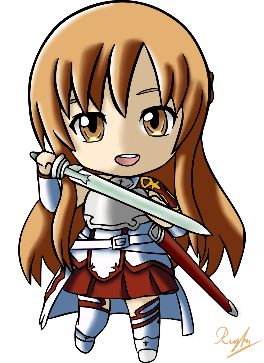Chibi Asuna Clipart Png HD Free Download