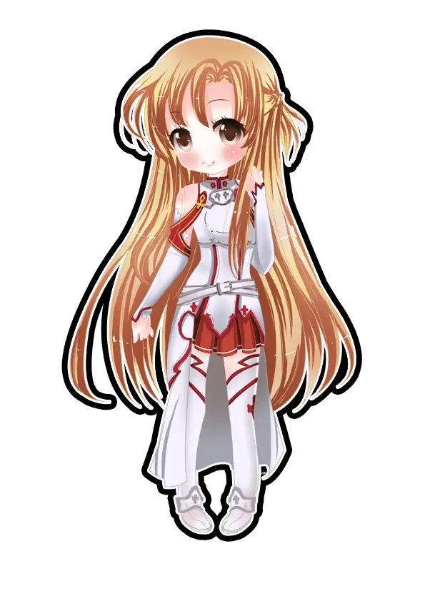 Chibi Picture Asuna Clipart Png HD Free Download