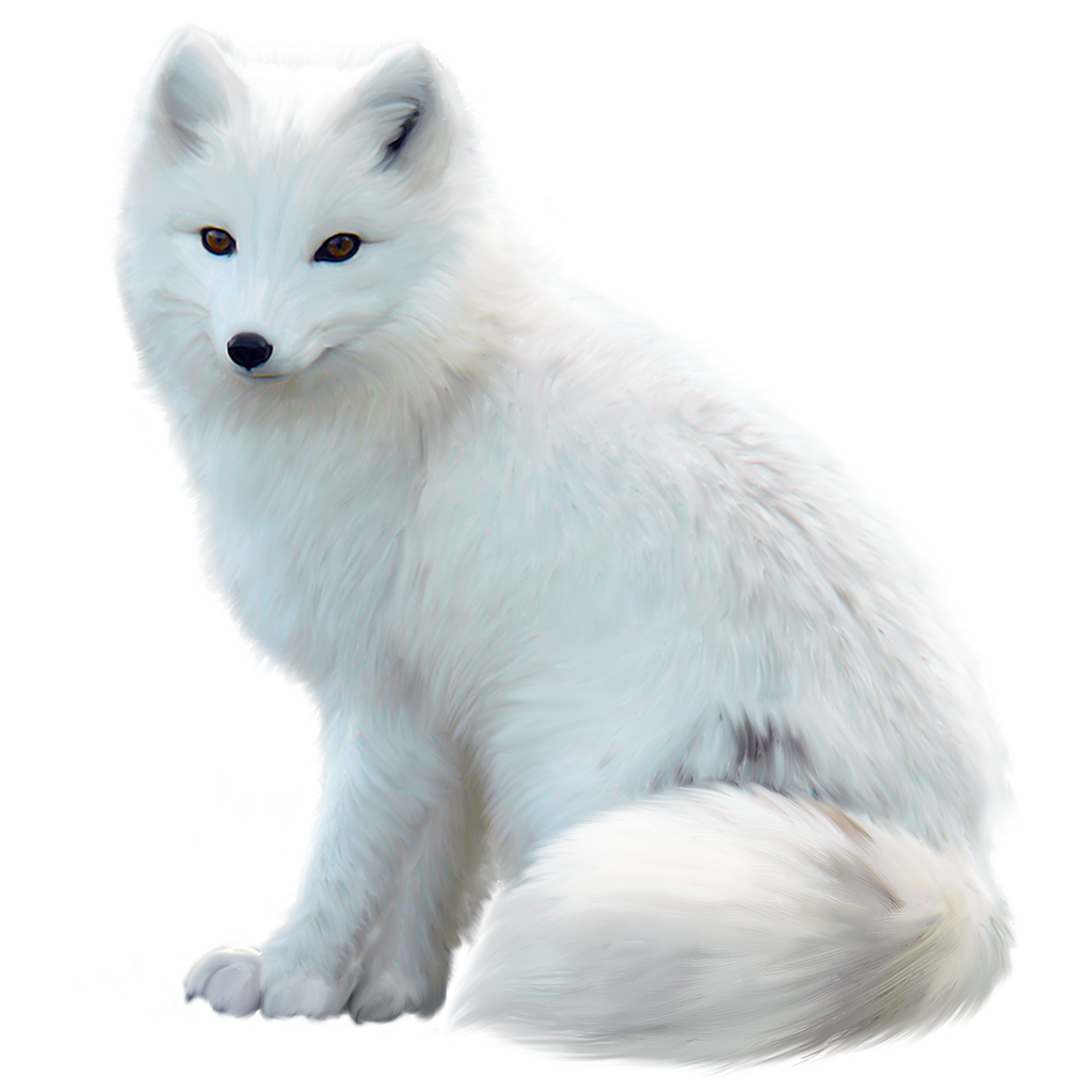 White Fox Arctic Png HD Free Download