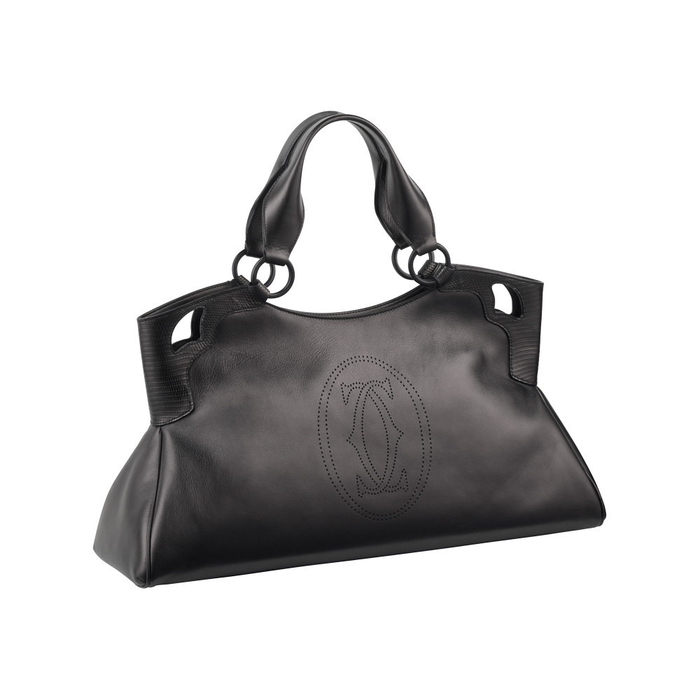 Handbag Leather Black Clutch Png HD Free Download