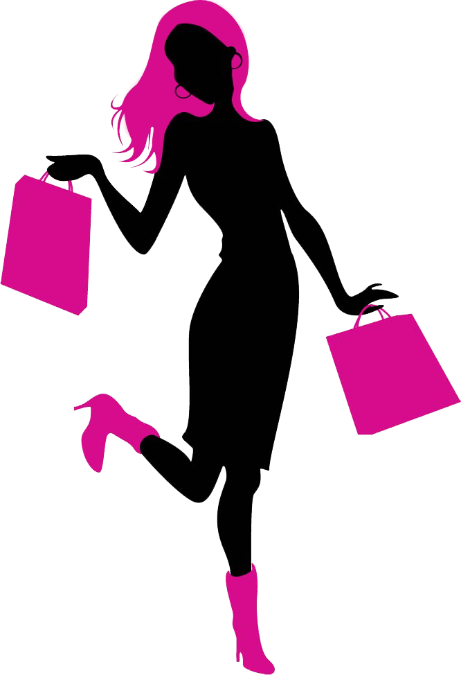 Bag Girl Fashion Shopping Holding Png HD Free Download