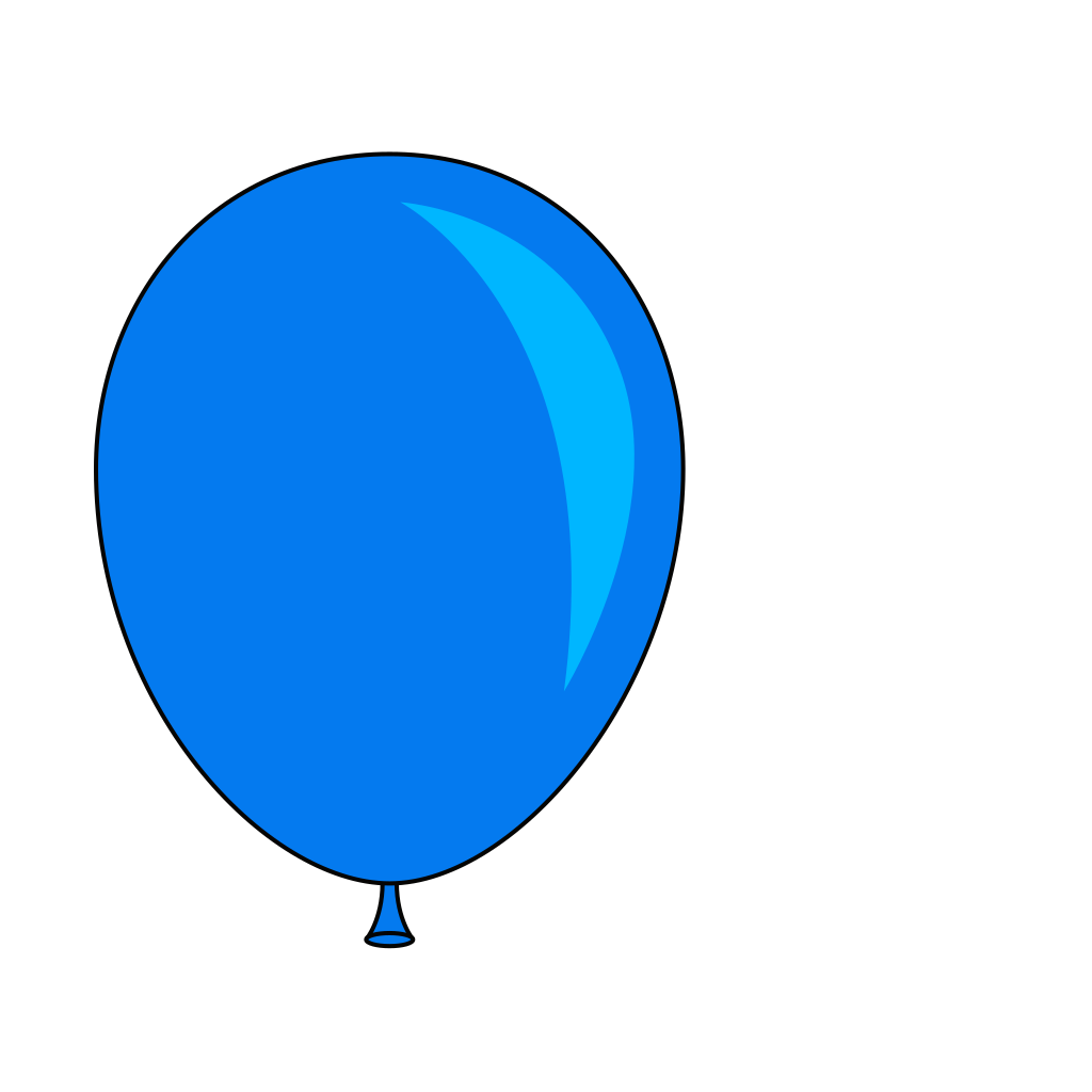 Blue Balloon Vector Transparent Png HD Free Download