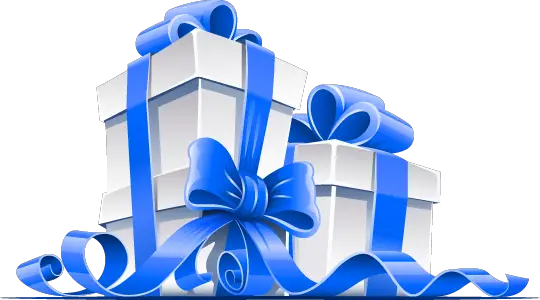 Blue Gift Png HD Free Download