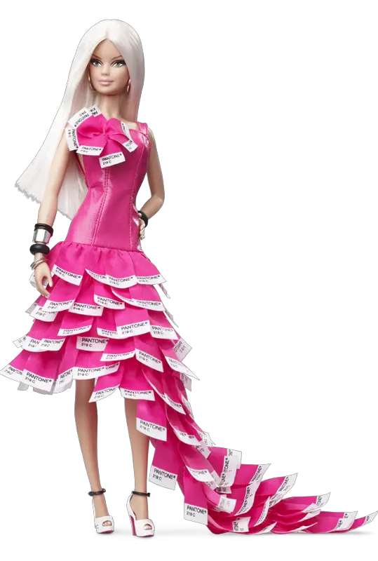 Pink Doll Dress Princess Barbie Png HD Free Download