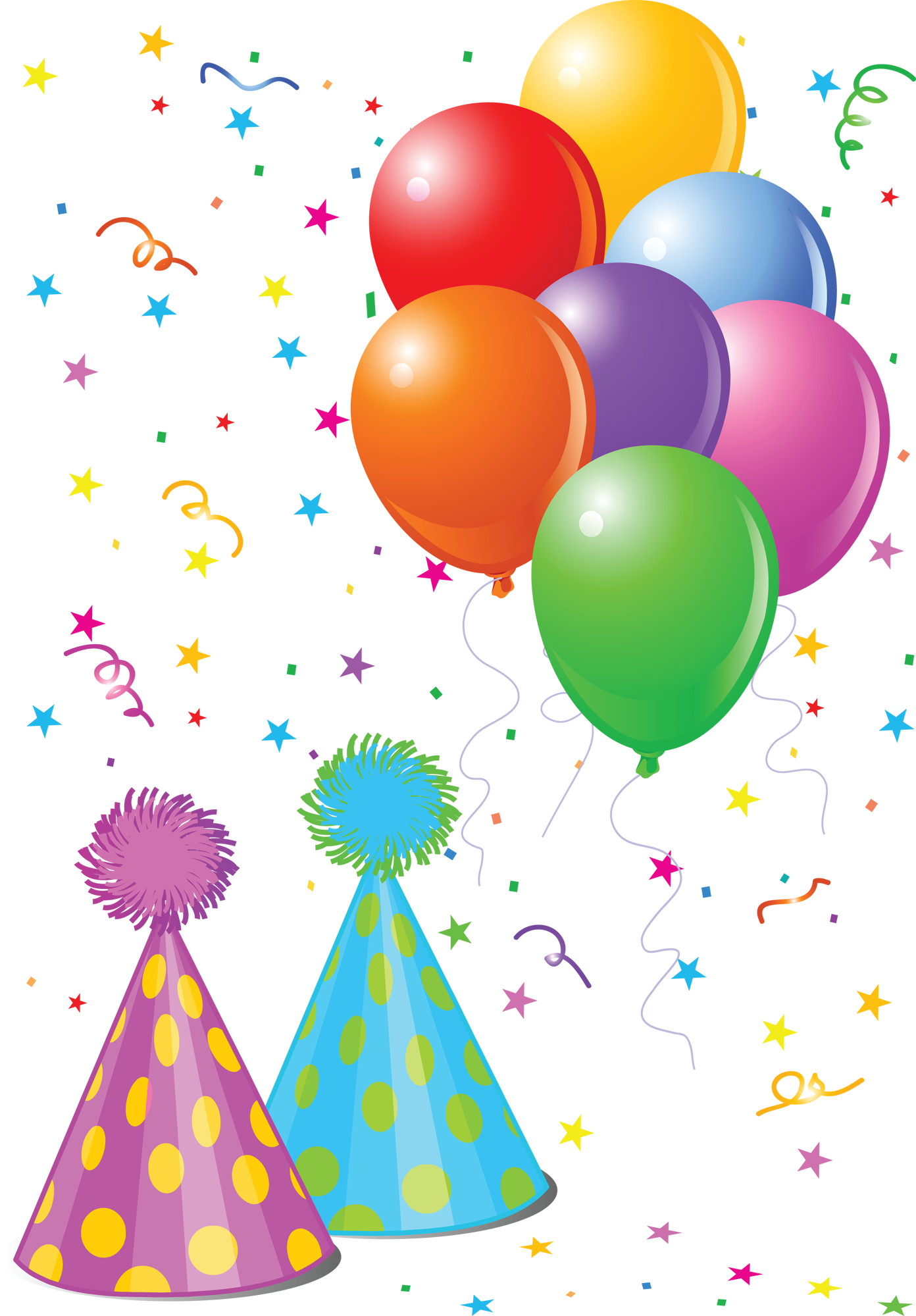 Party Balloon Birthday Cap Png HD Free Download