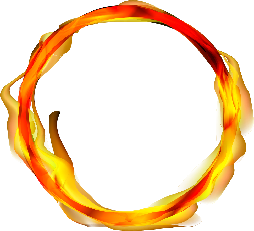 Fire Circle Vector Flame Png HD Free Download