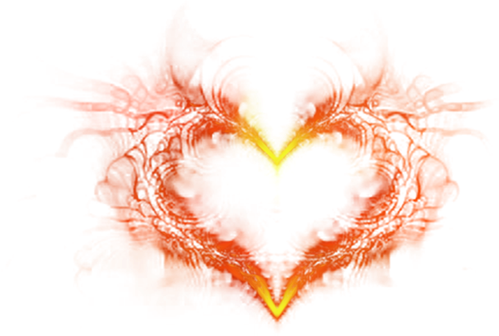 Fire Heart Effect Png HD Free Download