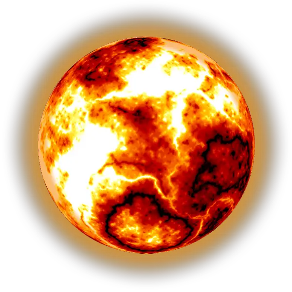Globe Fireball Transparent Png HD Free Download