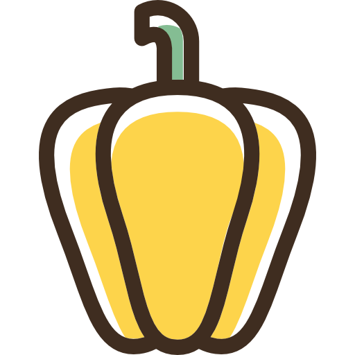 Pepper Vector Yellow Bell Png HD Free Download