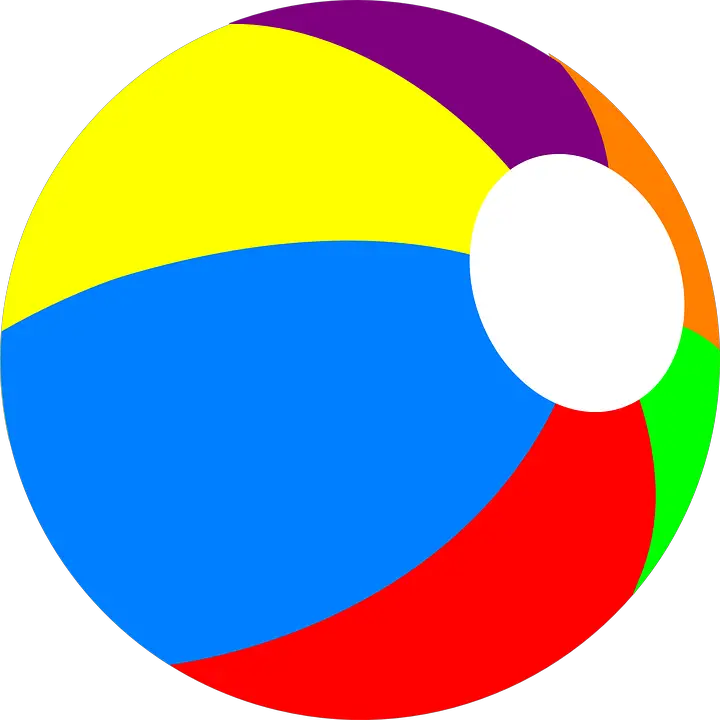 Ball Vector Beach Colorful Clipart Png HD Free Download