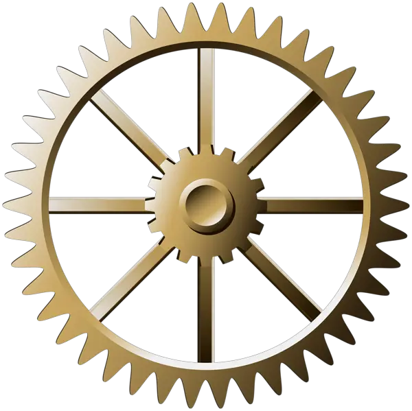 Vintage Gears Colorful Transparent Png HD Free Download