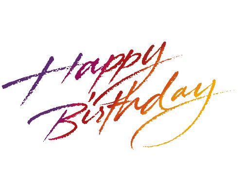 Text Cursive Birthday Png HD Free Download