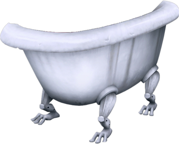 White Bathtub Png HD Free Download