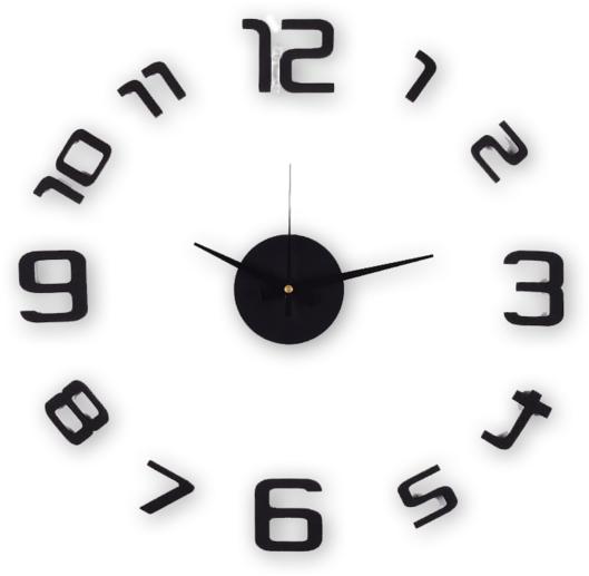 Wall Vector Black Clock Png HD Free Download