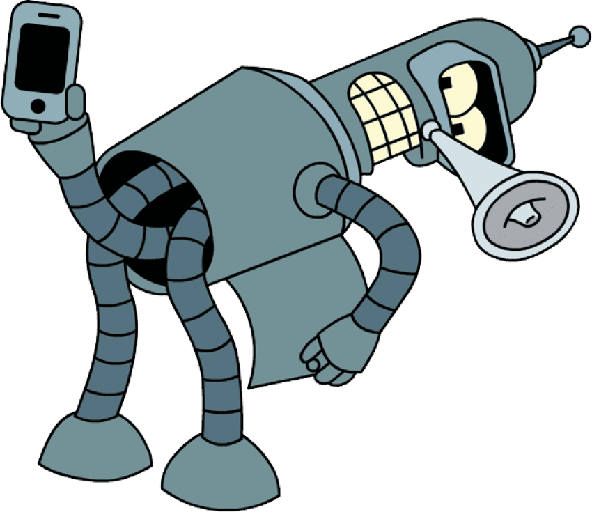 Funny Futurama Bender Png HD Free Download