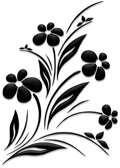 Vector Flowers Silhouette Png Hd Free Download