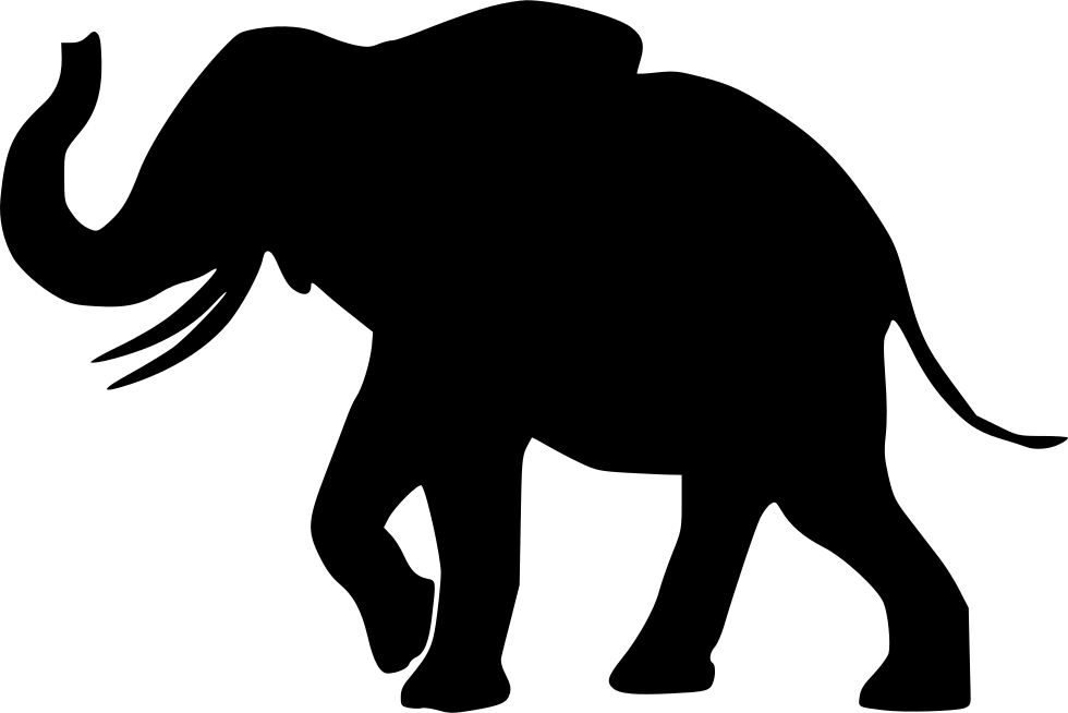 Vector Elephant African Png HD Free Download