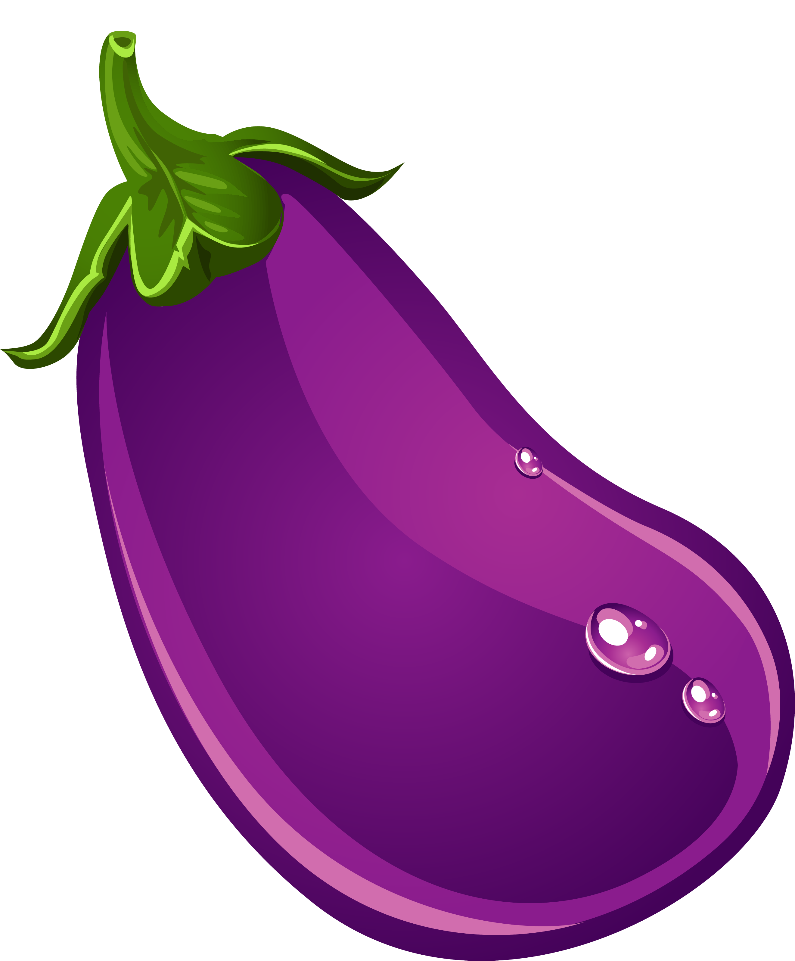 Purple Vector Eggplant Clipart Png HD Free Download